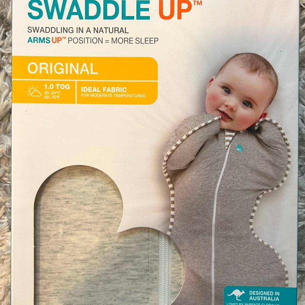 Gray Swaddle Up Baby Swaddle